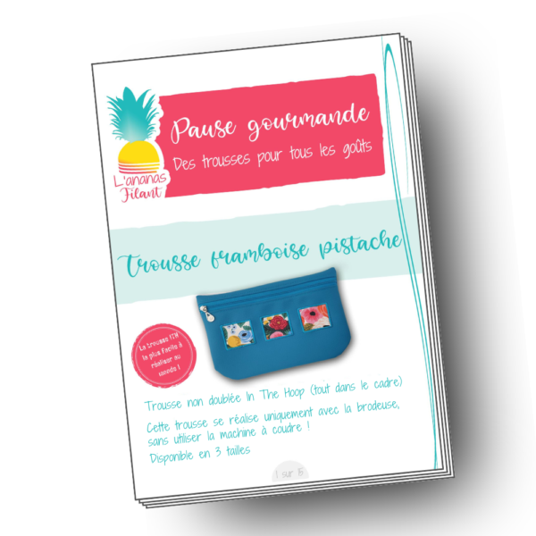 Trousse Framboise Pistache ITH – Image 2