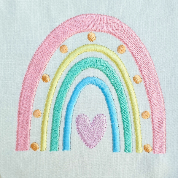 Arc-en-ciel pastel – 2 tailles