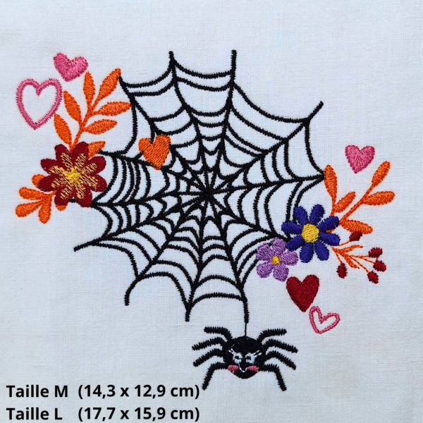 Toile d'araignée fleurie - 3 tailles – Image 3
